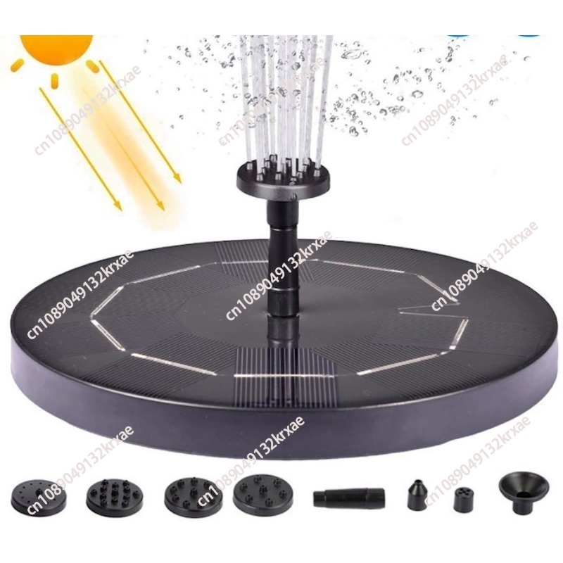 Floating Solar Fountain Water Pump - Солнечный фонтан с вращающейся насадкой 1.4/2.5/3.5/4/6