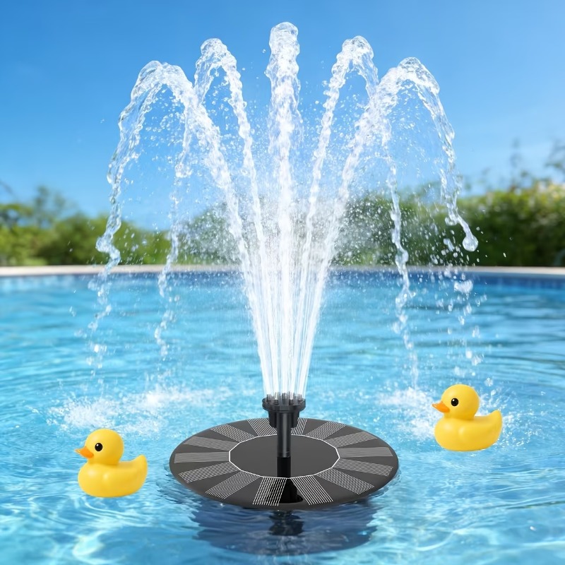 Floating Solar Fountain Water Pump - Солнечный насос для фонтана, 13 см