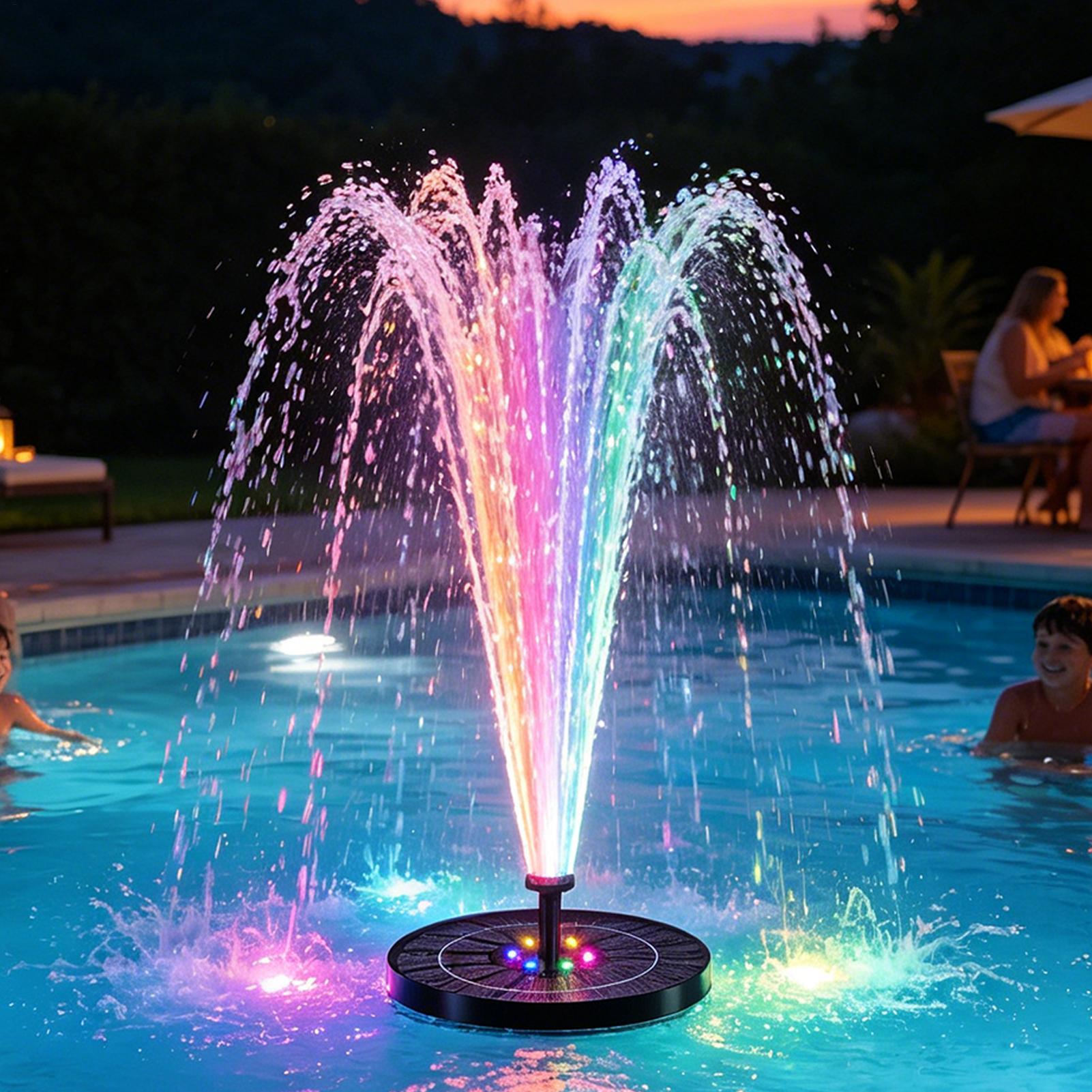 Floating Solar Fountain Water Pump - Плавающий солнечный фонтан для купания птиц