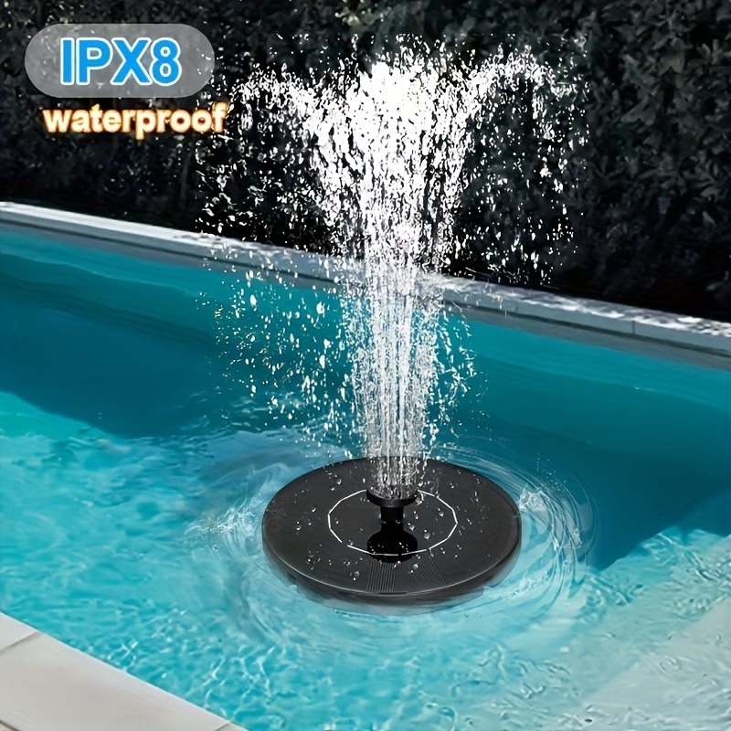 Floating Solar Fountain Water Pump - Солнечный водяной насос с LED-подсветкой для