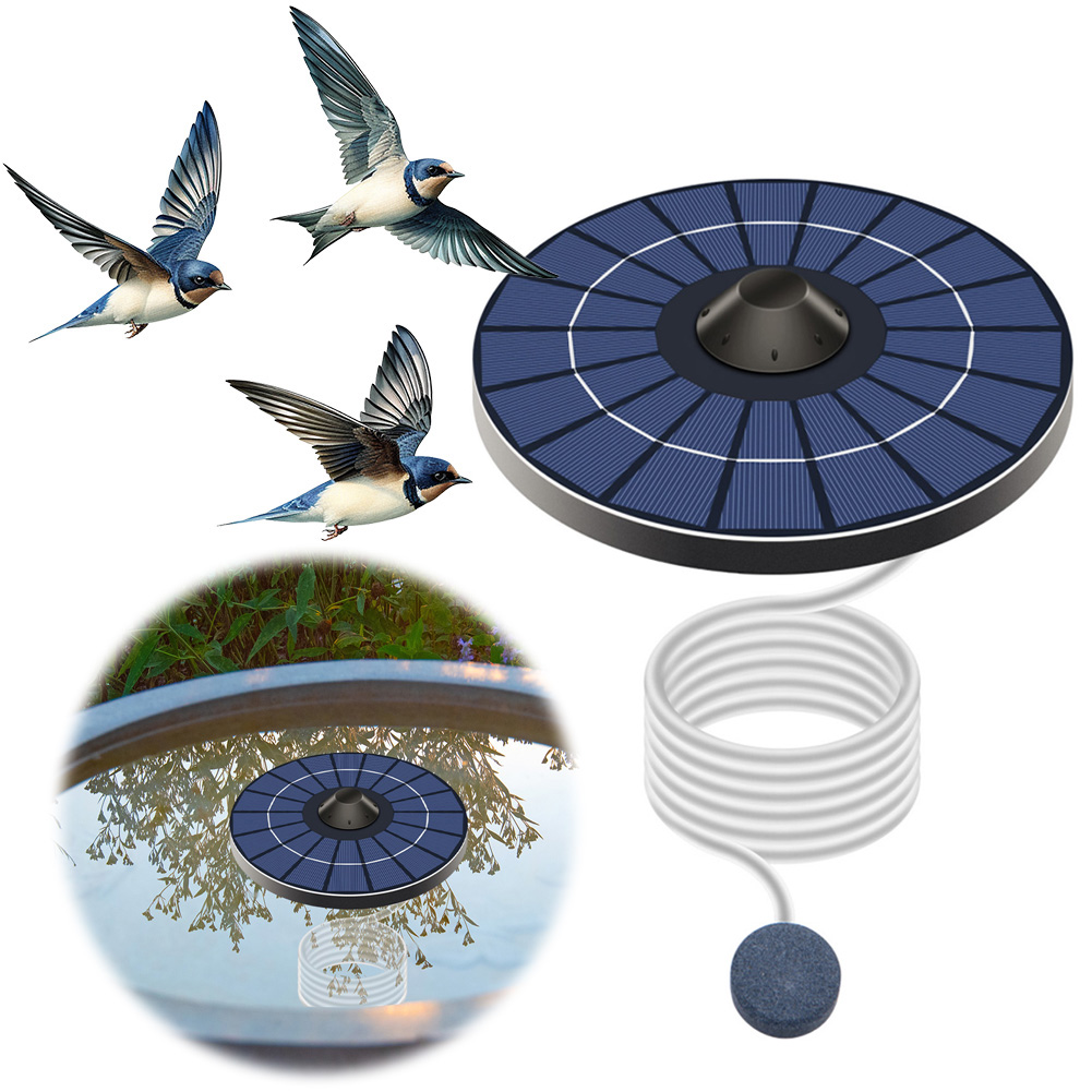 Solar Pond Aerator Oxygen Pump - Солнечный плавающий аэратор для пруда, воздушный
