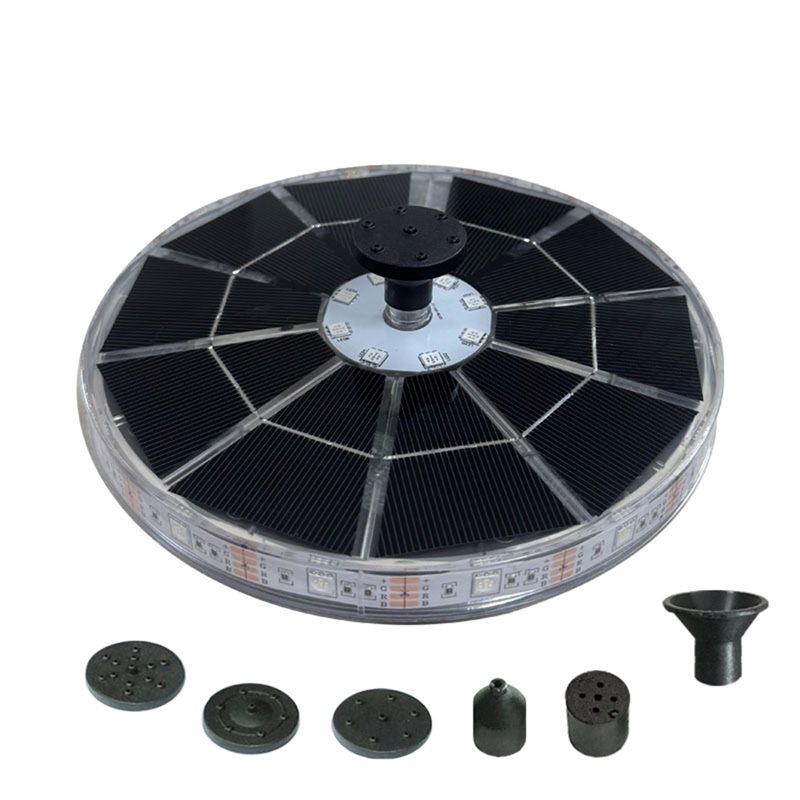 AT43-Плавающий фонтан с солнеч – обзор и цена Floating Solar Fountain Water Pump