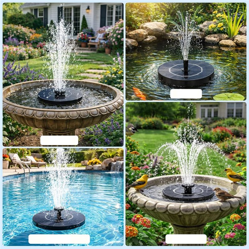 Горячая распродажа - Солнечный – обзор и цена Floating Solar Fountain Water Pump