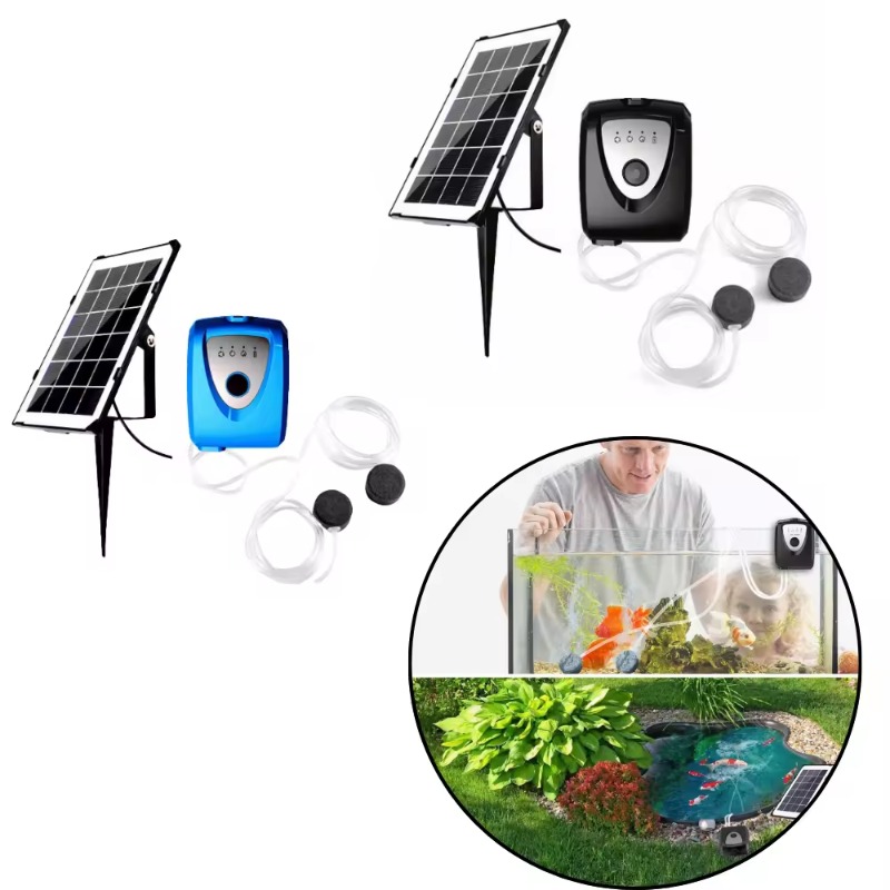 Перезаряжаемый солнечный аэрат – обзор и цена Solar Pond Aerator Oxygen Pump