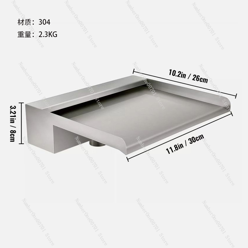 Водопадный перелив из нержавею – обзор и цена Waterfall Spillway Stainless Steel Weir