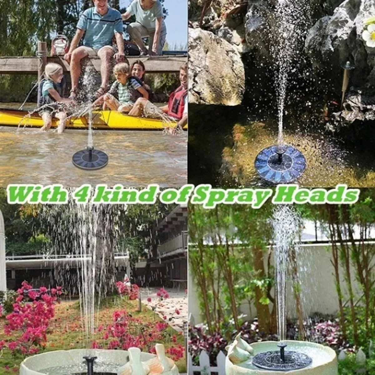 Погружной насос для полива бас – обзор и цена Floating Solar Fountain Water Pump