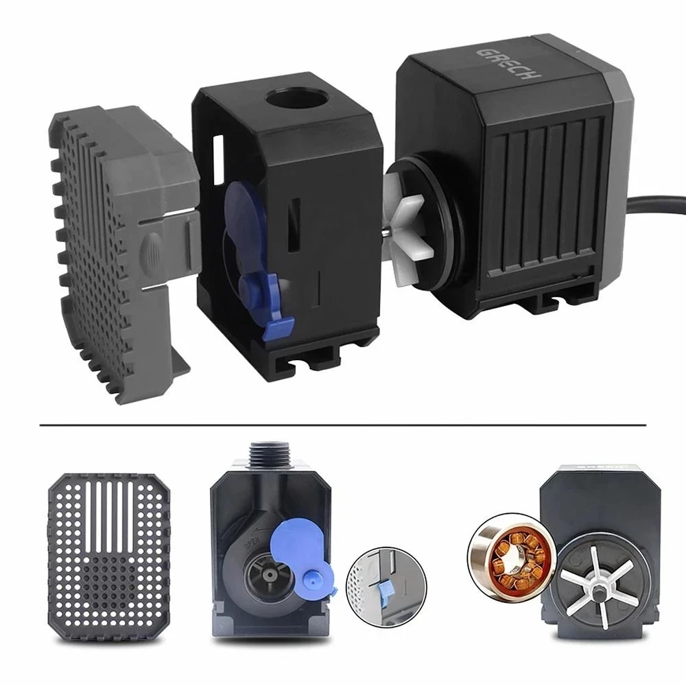 Ультра тихий погружной водяной – обзор и цена Submersible Pond Pump 5000L H