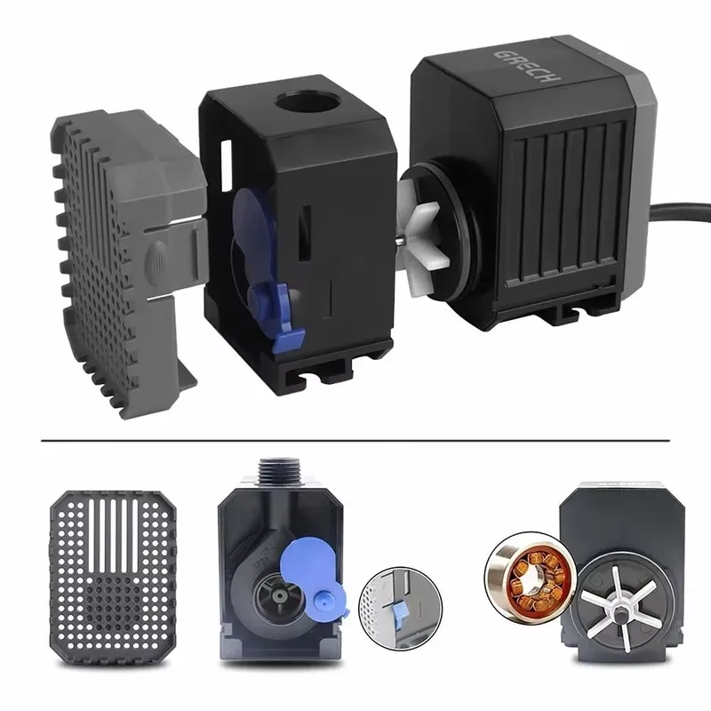 Сверхтихий погружной аквариумн – обзор и цена Submersible Pond Pump 5000L H