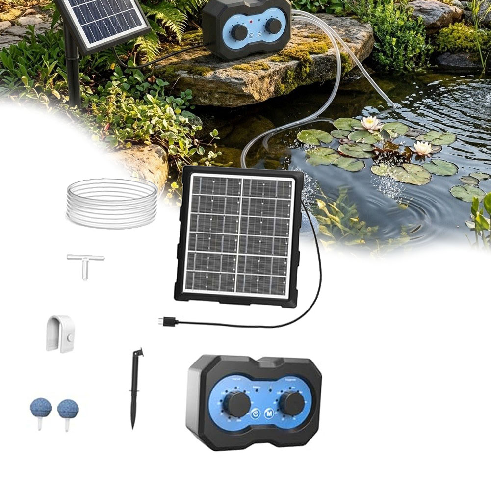 Солнечный аэратор для пруда 3В – обзор и цена Solar Pond Aerator Oxygen Pump