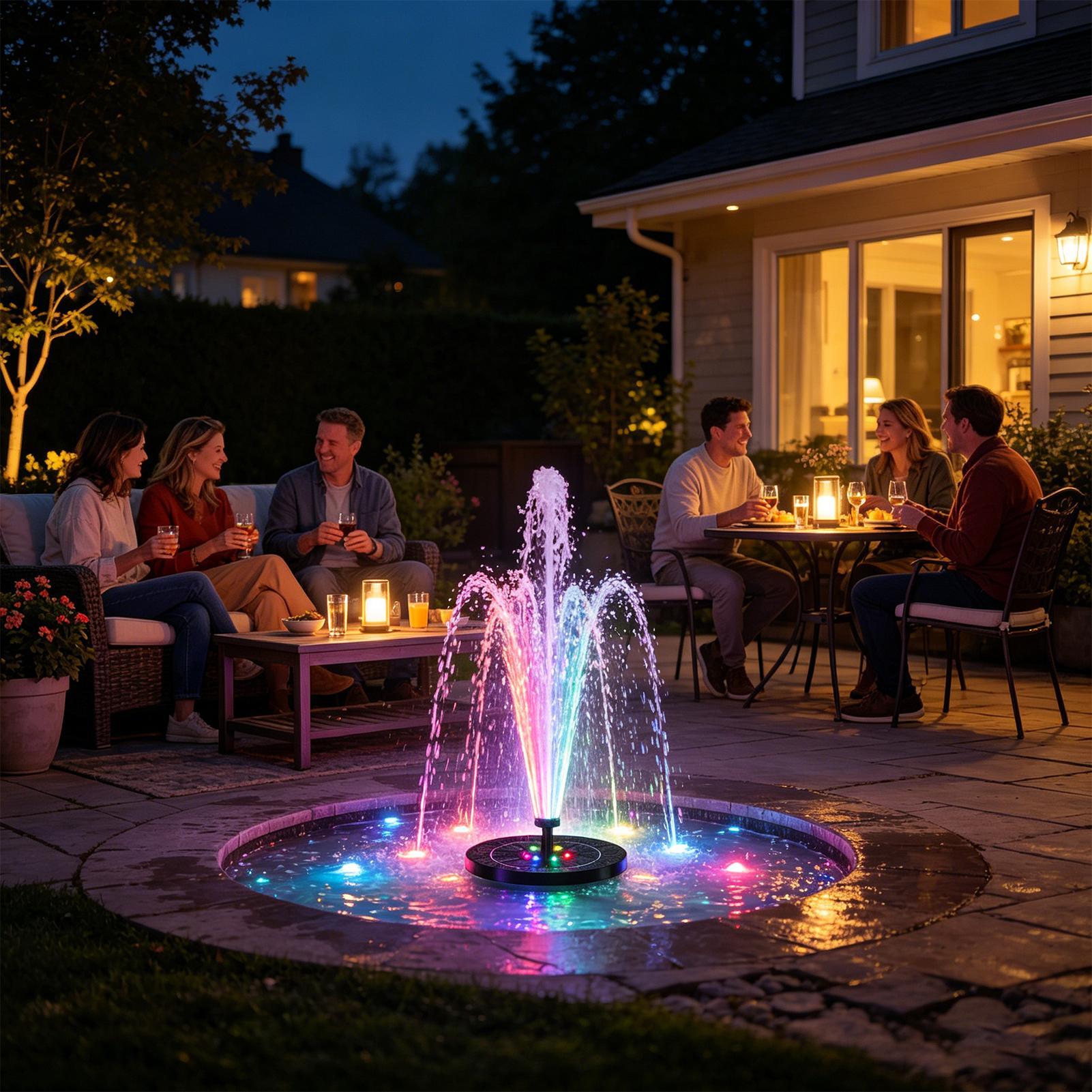 Плавающий солнечный фонтан для – обзор и цена Floating Solar Fountain Water Pump