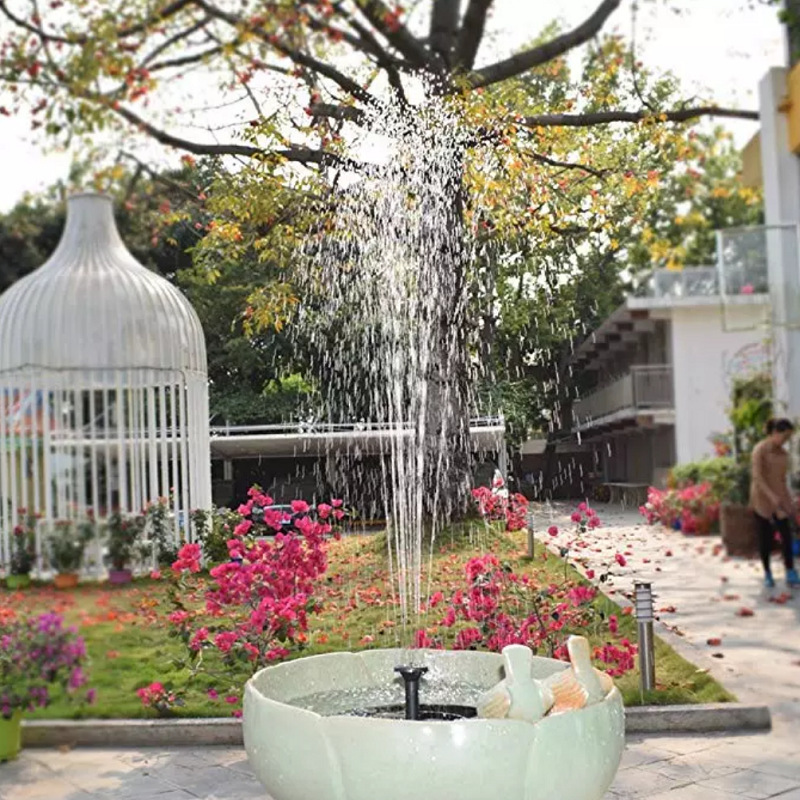 Солнечный фонтан-фонарь для ла – обзор и цена Floating Solar Fountain Water Pump