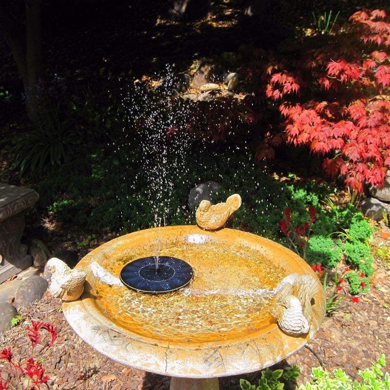 Солнечный фонтан-фонарь для ла – обзор и цена Floating Solar Fountain Water Pump