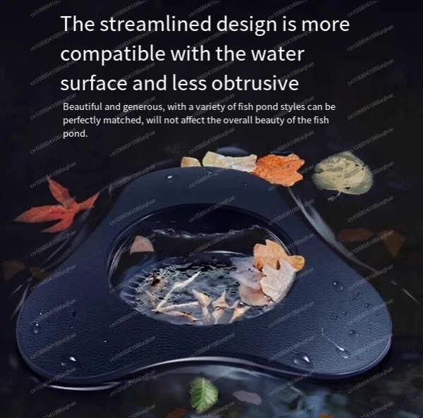 Плавающий скиммер для рыбного  – обзор и цена Pond Leaf Skimmer Floating Automatic